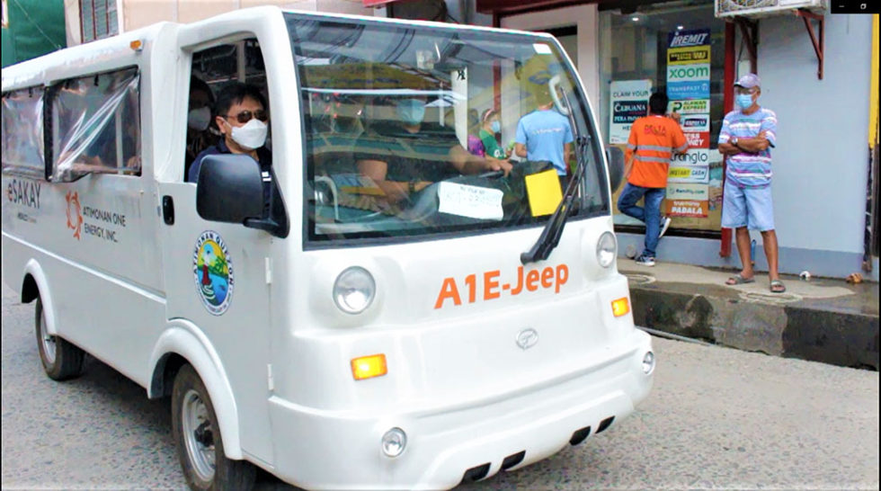 A1E, ESakay turn over ejeep to Quezon LGU Meralco Powergen Corporation